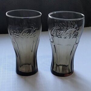 2 Coca-Cola Drinking Glasses